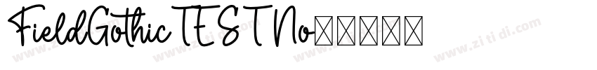 FieldGothicTEST No3字体转换